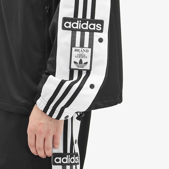 Adidas Originals [M-L] Men's Adilenium 2 Megabreak Jacket Black Oversized JN0810 - Picture 3 of 10